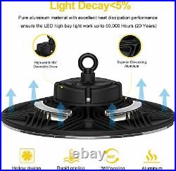 thumbnail image 2 of 240W LED High Bay Light - KUKUPPO UFO - 33,600 Lumens, 5000K Daylight For Warehouse 2 of 2
