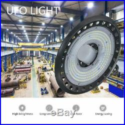 UFO LED High Bay Light 240W with Motion Sensor Hanging Light Bulb Warehouse Gym