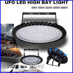 UFO LED High Bay Light 50/100/200/300/500W Low Bay Warehouse Industrial Lights