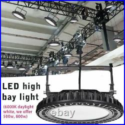 UFO LED High Bay Light Industrial Warehouse Shop Garage Gyms Lamp 500W 800W IP65
