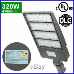 UL 1000W HPS Parking Lot DLC 320W LED Shoebox Area Light Slip Fitter 100-277vac