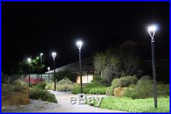 UL 100W LED Post Top Pole Light Retrofit Outdoor Street Parking Lot Lights 5000K