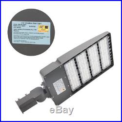 UL 300W LED Street Light Replace 1500W Parking Lot Area Lights Slip fitter 5700K