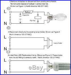 UL CUL Listed 1000Watt Metal Halide Replacement E39 250W LED Corn Cob Bulb 277V