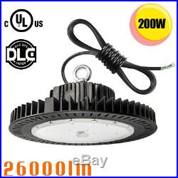 UL cUL DLC 200W LED UFO high bay replace 1000W metal halide warehouse shop light