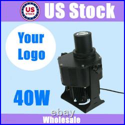 USA 40W Outdoor Remote LED Gobo Projector Advertising Lamp with Custom LOGO