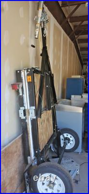 Ultra-Tow 4x8 Steel Utility Trailer withplywood deck and sides Northern Tool