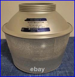 VTG. Appleton. Mercmaster II. 12 Prismatic Glass Refractor Globe. LPRF-4025