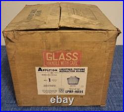 VTG. Appleton. Mercmaster II. 12 Prismatic Glass Refractor Globe. LPRF-4025