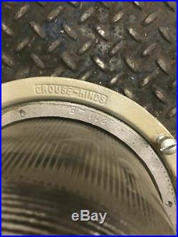 VTG Crouse Hinds Light 10 Industrial Explosion Proof 2367-E EV530 Glass Globe
