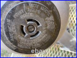 Vintage American Electric Barn Light Dusk To Dawn 175W 120V Mercury Vapor EUC