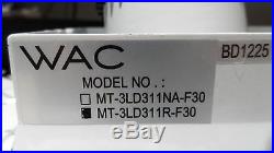 WAC Recessed 3 Spot Light Fixture 3x11W LED Directional Remodel MT-3LD311R-F30