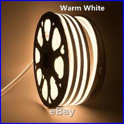 Warm White LED Neon Rope Light Strip for Room Flex Tube Wedding House Decor USA