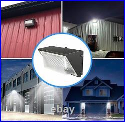 Waterproof LED Wall Pack Light 150W Dusk to Dawn 5500K Commercial Security Lamp