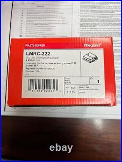 Wattstopper LMRC-222 Universal Dimming Room 2-Load Room Controller, 20A