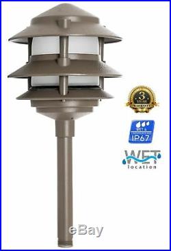 Westgate LED Landscape Garden Light Pagoda Integrated-12V-3W -200 Lumens