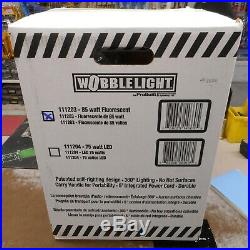 Wobble Light 85W CFL Temporary Job Site Light, Yellow, 120VAC 111203