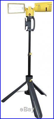Work Light Stand LED Tripod 2 Light 36W 8ft Cord 280° Telescoping Safe on Wet