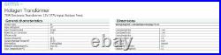 (quantity of 5) GE LighTech 66955 LET-75-AC-277-R-BF, Halogen Transformer 75